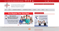 Desktop Screenshot of medicalfair-asia.com